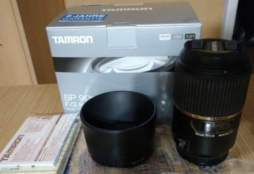 Obiektyw Tamron SP 90mm F/2,8 Di macro 1:1 F004S