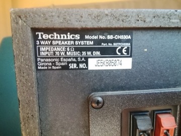 Kolumny Technics 2 szt. SB-CH530A