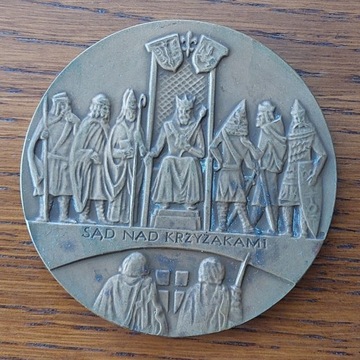 Medal Sąd nad Krzyżakami Inowrocław 1985 unikat