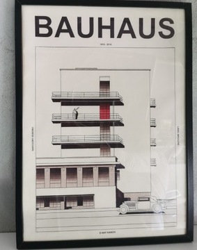 Bauhaus. Art Deco. Grafika na ścianę. 