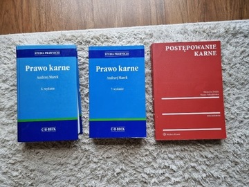 Podręczniki prawnicze. Postępowanie i Prawo karne.