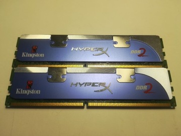 DDR2-800 PC2-6400 CL4 2x2GB 4GB - Kingston HyperX