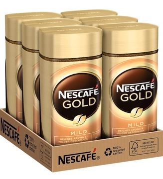 6x200 g NESCAFÉ GOLD MILD NIEMIECKA