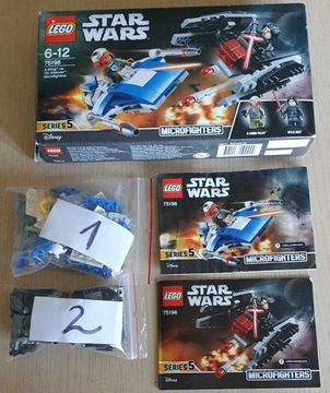 LEGO Star Wars 75196 A-Wing kontra TIE Silencer