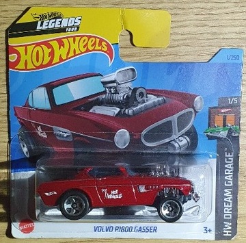 HOT WHEELS - Volvo P1800 Gasser Bordo HKJ94 NOWY