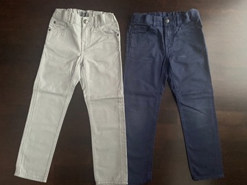 2x Spodnie H&M rozm. 116