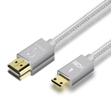 KABEL ADAPTER Mini HDMI do HDMI ANNNWZZD UHD 4K 3D