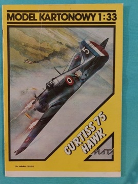 Model kartonowy Curtiss75 Hawk