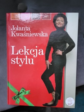 Książka Lekcja stylu Jolanta Kwaśniewska 