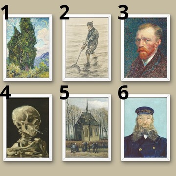 Plakat Vincent van Gogh Obraz wydruk WIELE WZORÓW!
