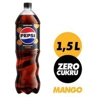 Pepsi napój gazowany bez cukru o smaku mango 1.5l