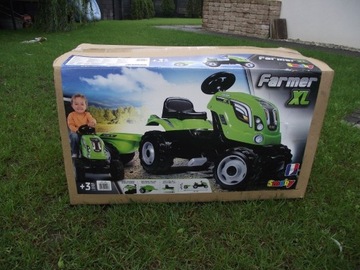 Traktorek dziecięcy SMOBY ,FARMER XL, nowy,karton