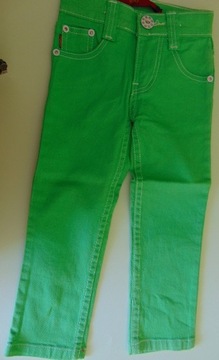 Spodnie dziecięce Voxy zielone 2 lata pas 48cm