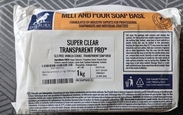 Baza mydlana 1kg Forbury SuperClear TransparentPro