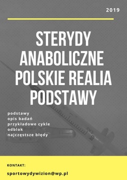 Sterydy Anaboliczne Polskie Realia 2019