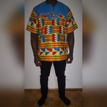 Koszula dla mężczyzn w afrykańskim stylu