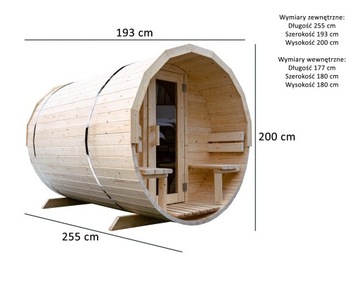 sauna ogrodowa duża  prosto od producenta 