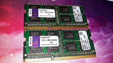 Pamięć RAM DDR3 Kingston 2x8GB KTA-MB 1333/8G