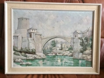 OBRAZ Starego Mostu w Mostarze