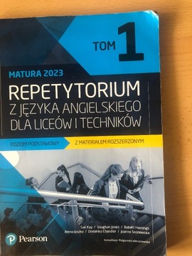 Repetytorium 2023 angielski tom 1zakres podstawowy