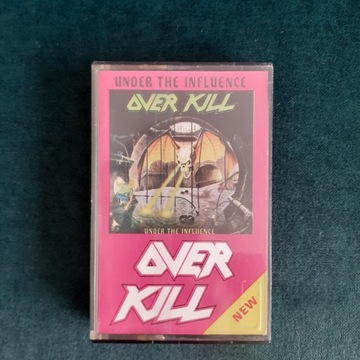 Over Kill - Under the influence, kaseta audio