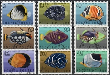 Fi. 1600-1608. Ryby egzotyczne