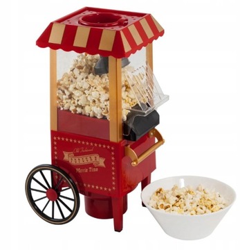 Urządzenie maszyna do popcornu styl Retro 