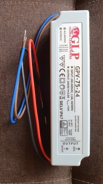 Zasilacz hermetyczny LED GLP GPV-75-24 IP67