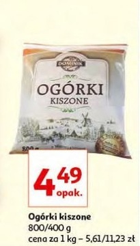 Dominik ogórki kiszone 400/800 g