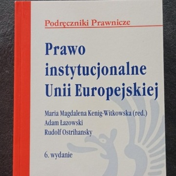 Prawo instytucjonalne Unii Europejskiej 