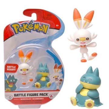 POKEMON BATTLE FIGURE PACK MUNCHLAX SCORBUNNY