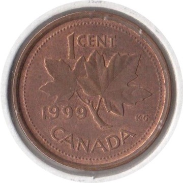 KANADA, 1 cent 1999, KM# 289