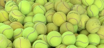 piłki tenisowe używane 30 piłek (2 zł za piłkę)