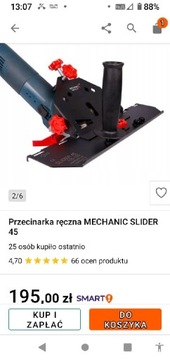 Przecinarka ręczna Mechanic Silder 45°