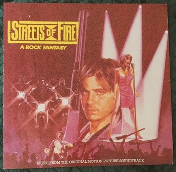 STREETS OF FIRE Motion Picture Soundtrack LP EX++