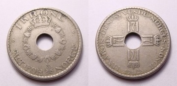 Norwegia 1 korona 1925 r.