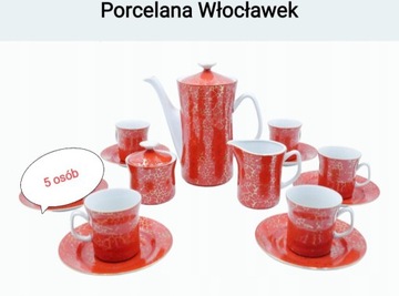 Serwis kawowy porcelana Włocławek 