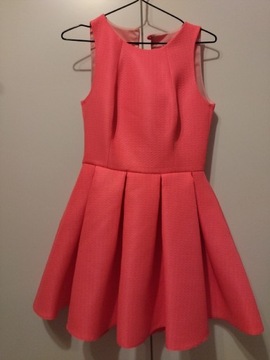 Sukienka różowy neon rozmiar 36 (S)