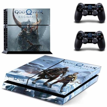 Naklejka PS4 FAT Skin Skórka God of War Ragnarok