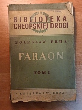 Faraon tom 1. Bolesław Prus. 1949