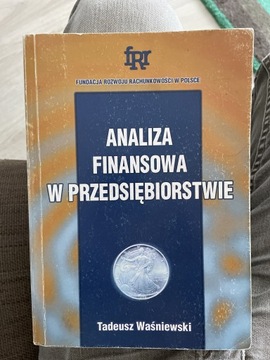 Analiza finansowa w przedsiębiorstwie  Waśniewski