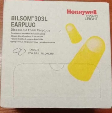 Zatyczki do uszu Honeywell Bilsom 303L EARPLUG