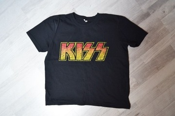 Koszulka czarna KISS bluzka S - M rock and roll