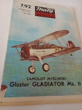 Mały Modelarz 7/92 Gloster Gladiator