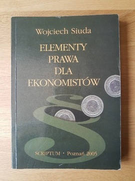 Elementy prawa dla ekonomistów - wyd XVIII - Siuda