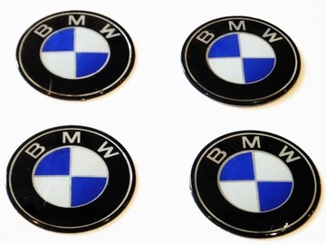 EMBLEMATY NAKLEJKI LOGO NA KOŁPAKI FELGI BMW 70 mm