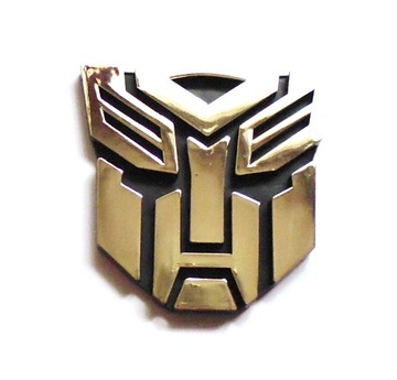 gruby emblemat 3D naklejka Transformers Autobot