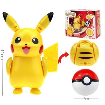 Figurka Pokemon Pikachu + Pokeball 