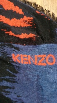 Wełniana chusta HM Kenzo 