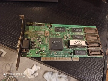 S3 virge/DX retro karta graficzna PCI 2 MB. 